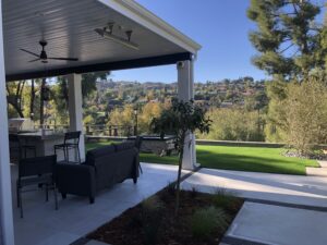 Backyard remodel, new patio cover, new deck, complete exterior paint - Tarzana, CA